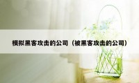 模拟黑客攻击的公司（被黑客攻击的公司）