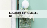 test404黑客小哲（test404小哲）