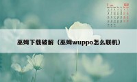 巫姆下载破解（巫姆wuppo怎么联机）