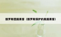 俄罗斯德国黑客（俄罗斯保护的美国黑客）