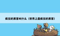 疯狂的黑客叫什么（世界上最疯狂的黑客）