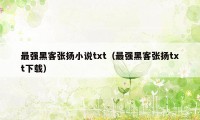 最强黑客张扬小说txt（最强黑客张扬txt下载）