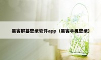 黑客屏幕壁纸软件app（黑客手机壁纸）