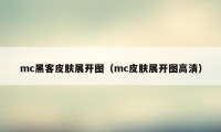 mc黑客皮肤展开图（mc皮肤展开图高清）