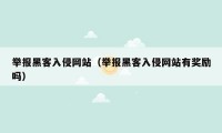 举报黑客入侵网站（举报黑客入侵网站有奖励吗）